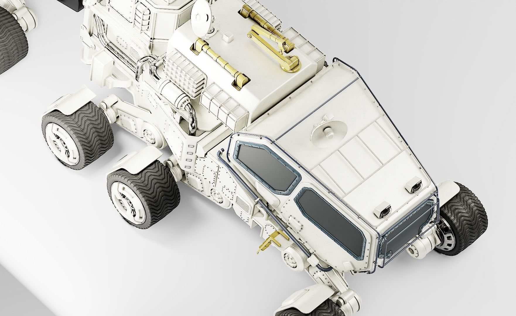 Mars Transport Rover 3D model_20