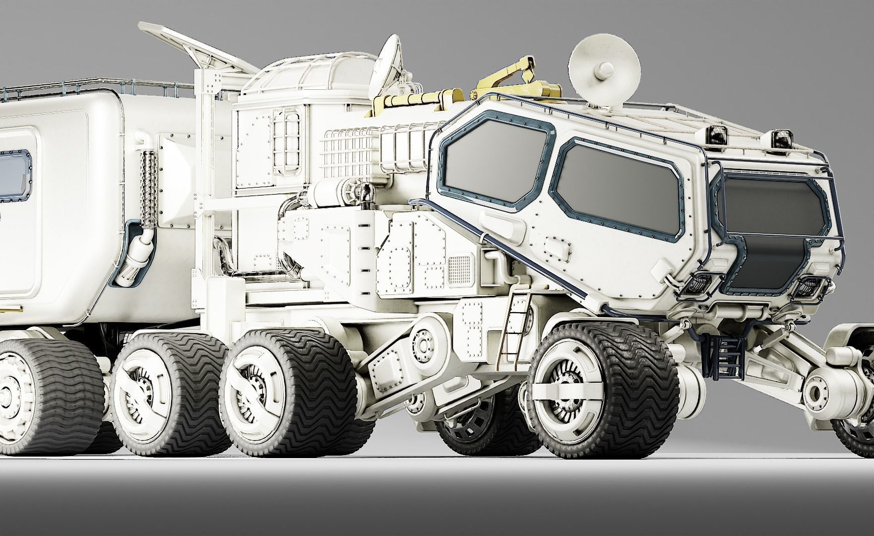 Mars Transport Rover 3D model_11