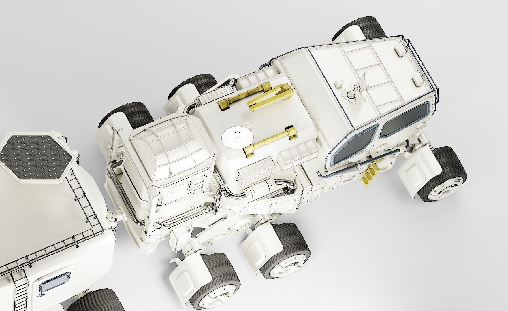Mars Transport Rover 3D model_19