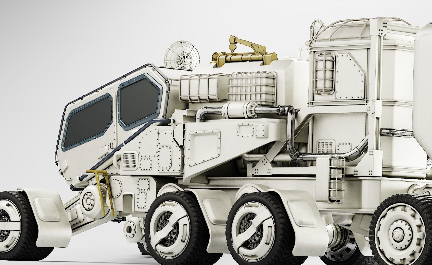 Mars Transport Rover 3D model_9