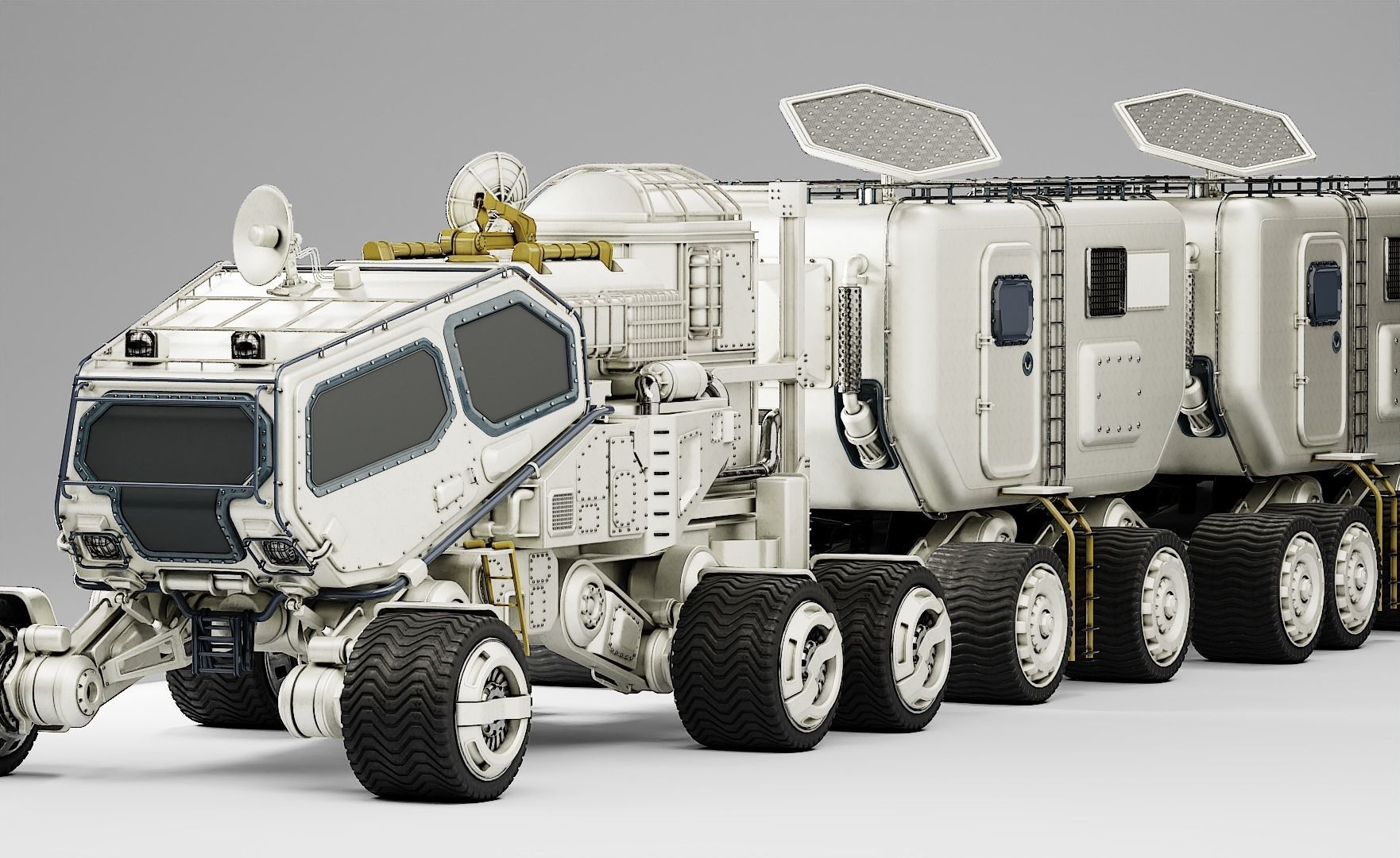 Mars Transport Rover 3D model_25
