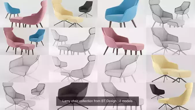 Lamy chair collection from BT Design 
