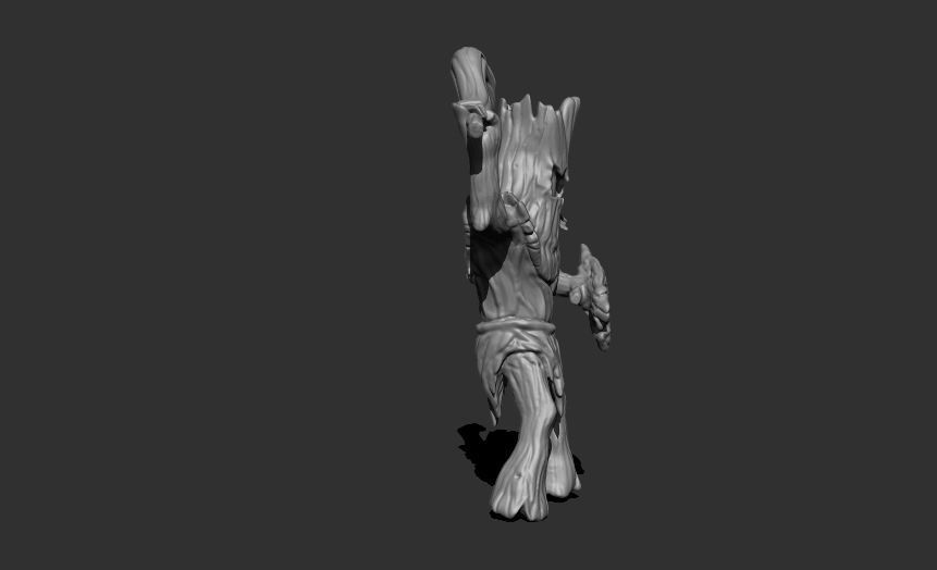 Wood Woad DnD miniature 3D print model_2