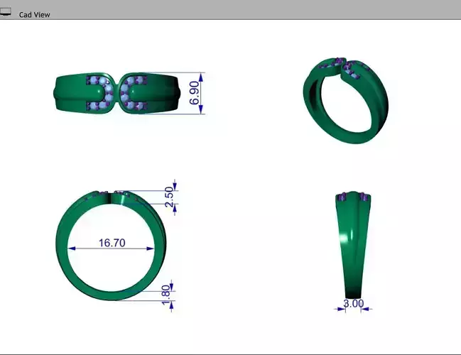 RING01 3DM wedding ring