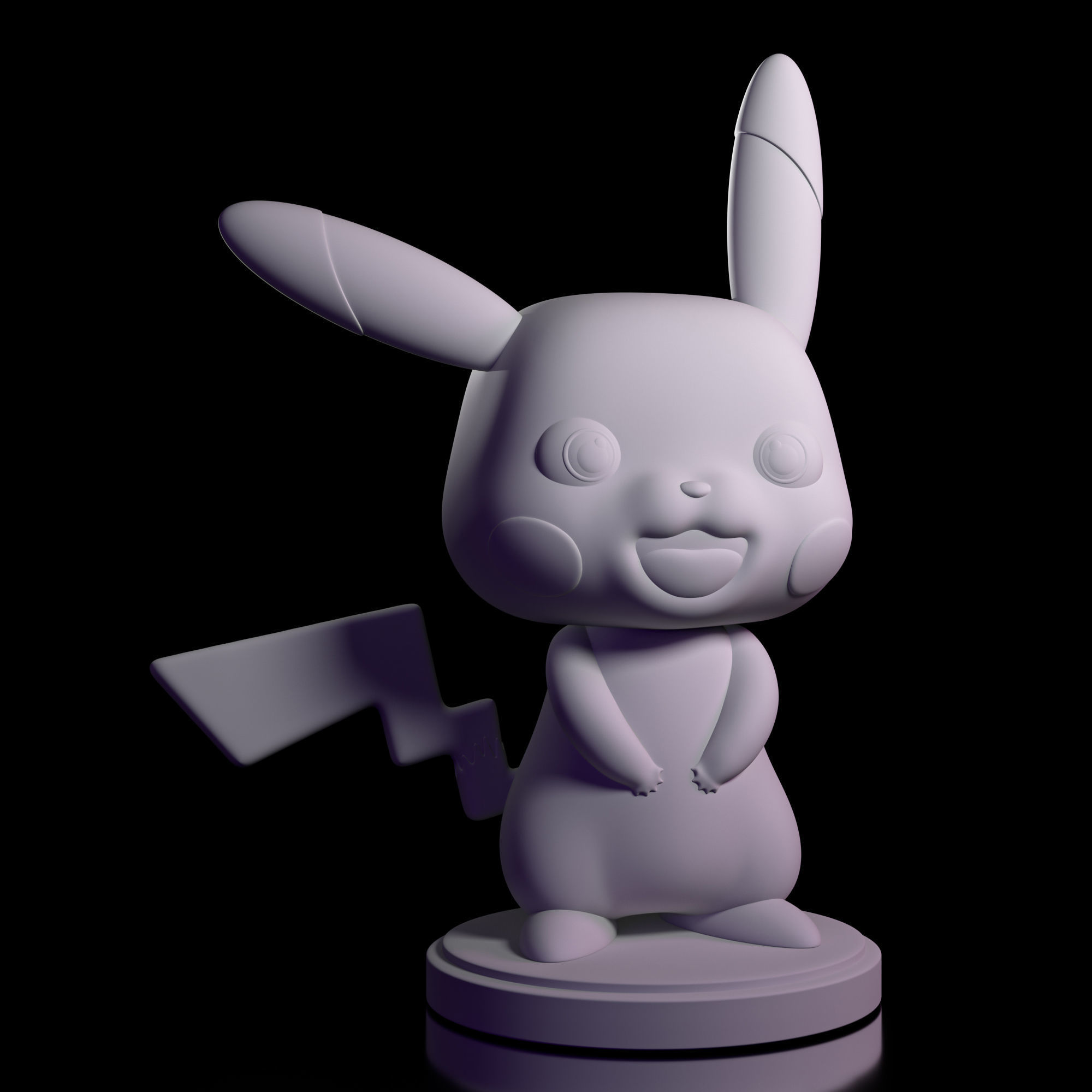 PIKACHU POKEMON FUNKO POP COLECCION 3D print model_1