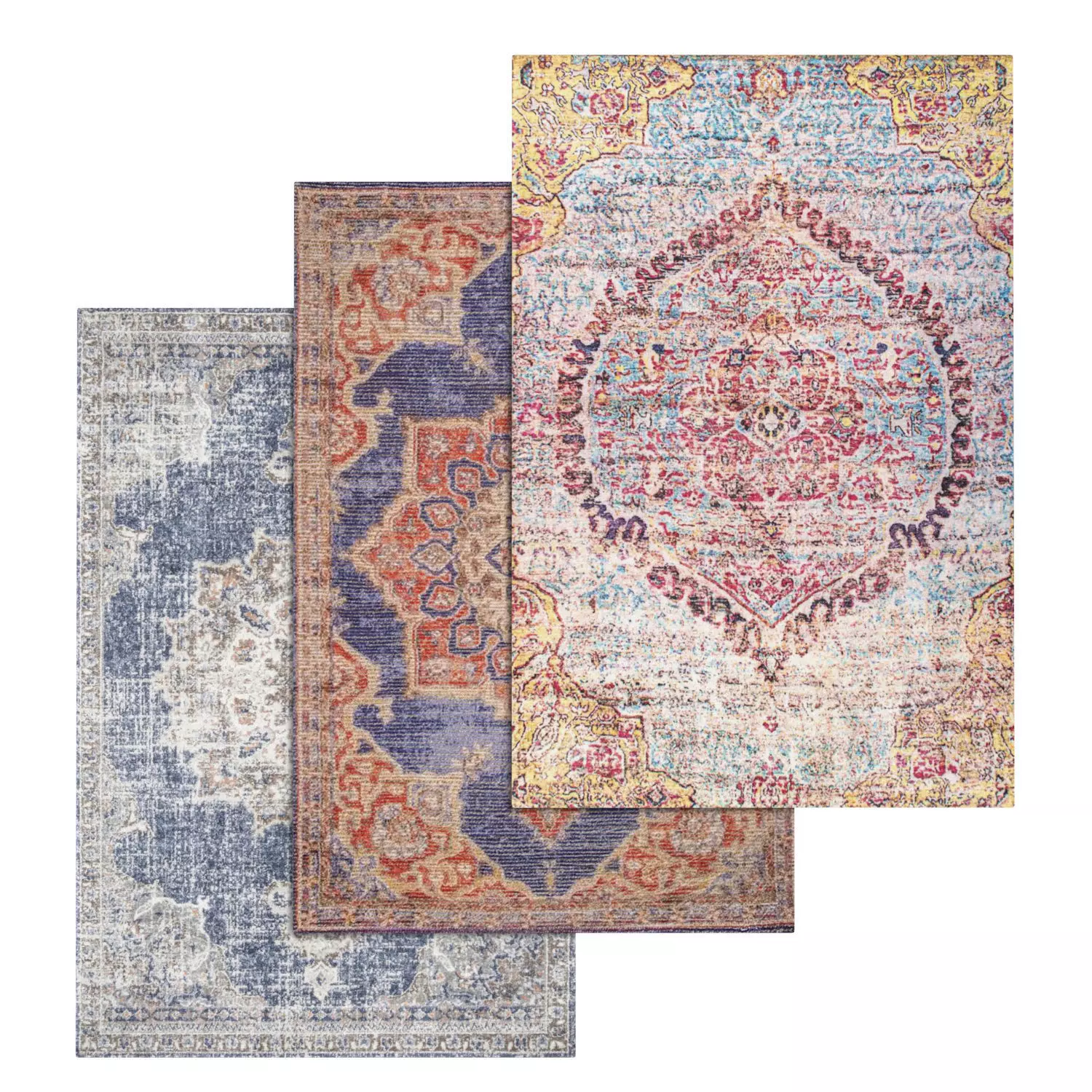 Rug Set 1517 3D model_0