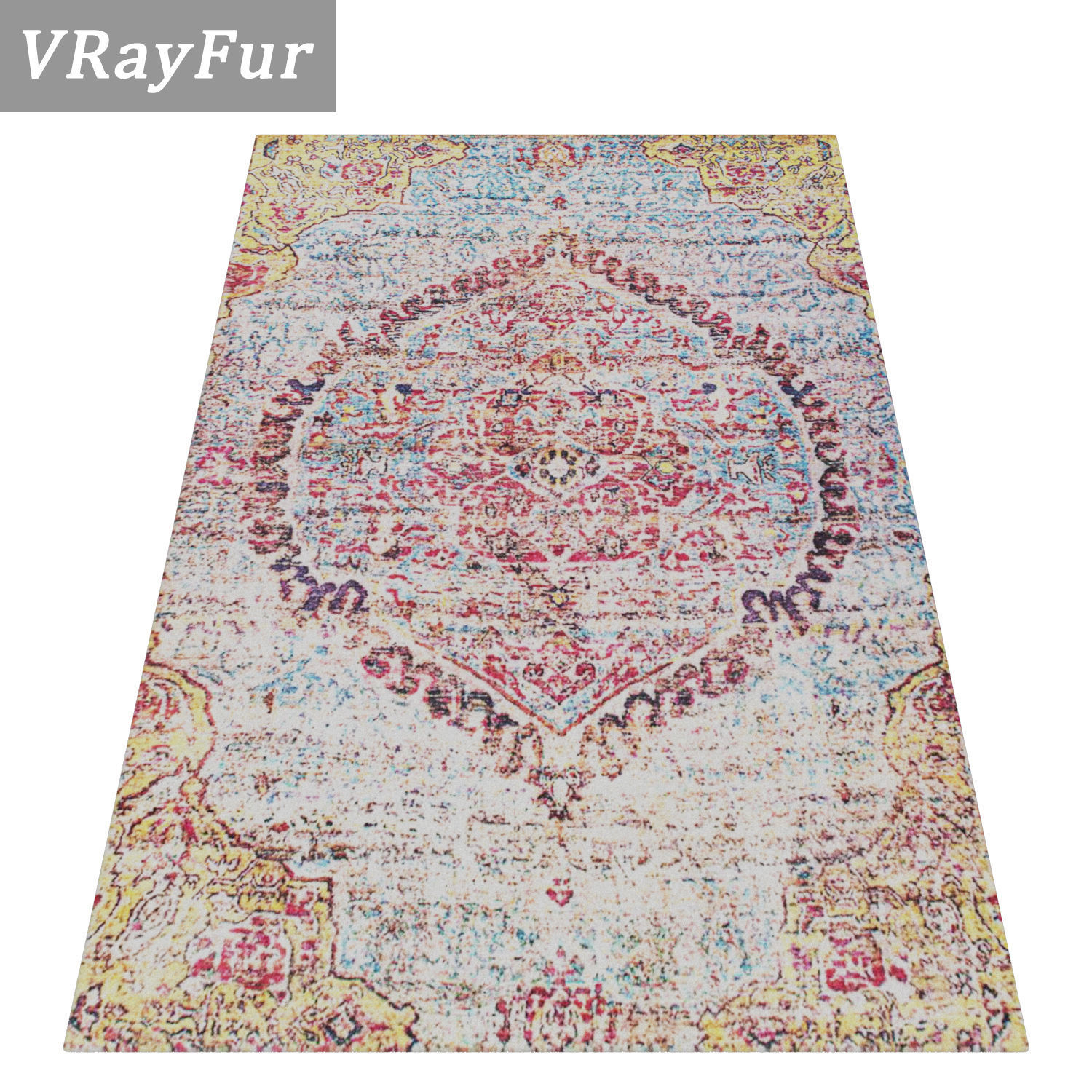Rug Set 1517 3D model_2