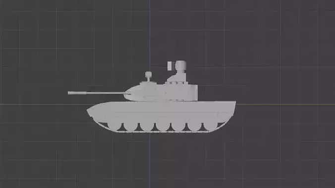 Shadowguard Gun Mount Type 1A1 Low-poly 3D model