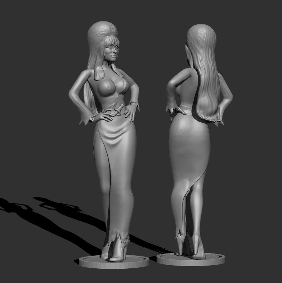 Elvira mistress of the dark for printing  3D print model_1