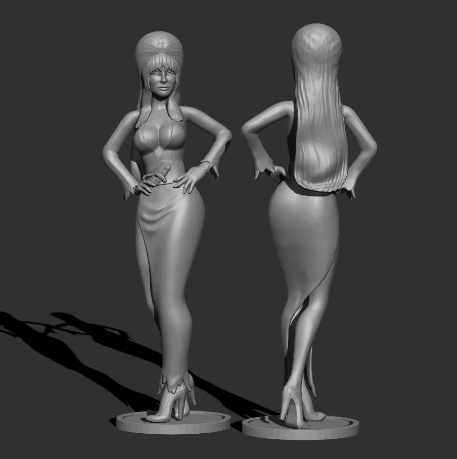 Elvira mistress of the dark for printing  3D print model_0