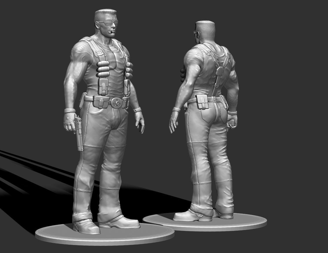 Duke Nukem  3d model for print  3D print model_1
