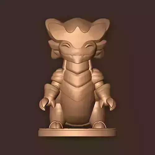 Ao shin league of legends little 3D print model