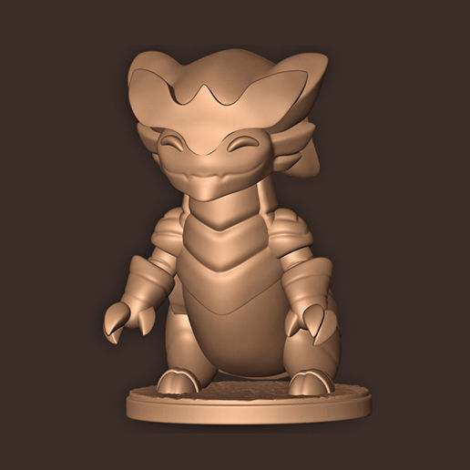 Ao shin league of legends little 3D print model_1