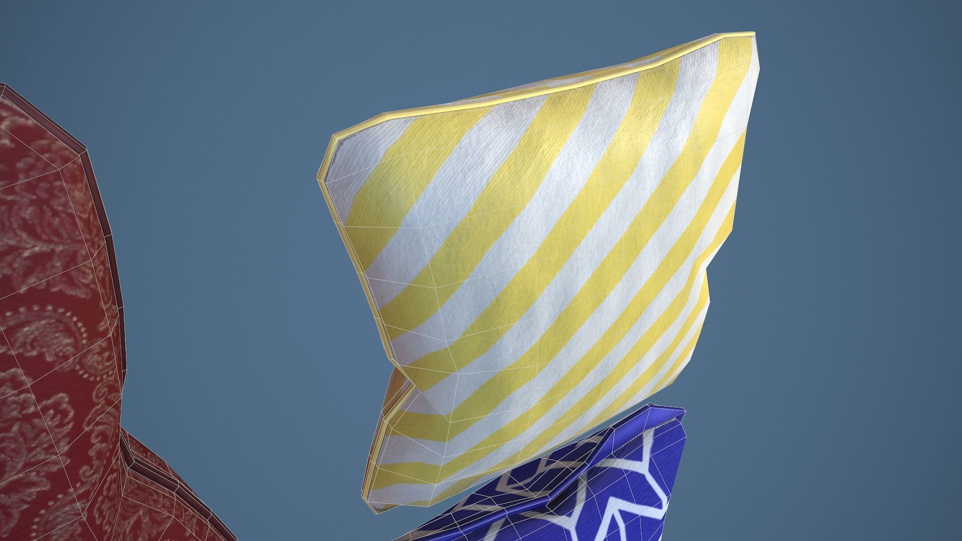 35 Game Ready Cushions Low-poly 3D model_14