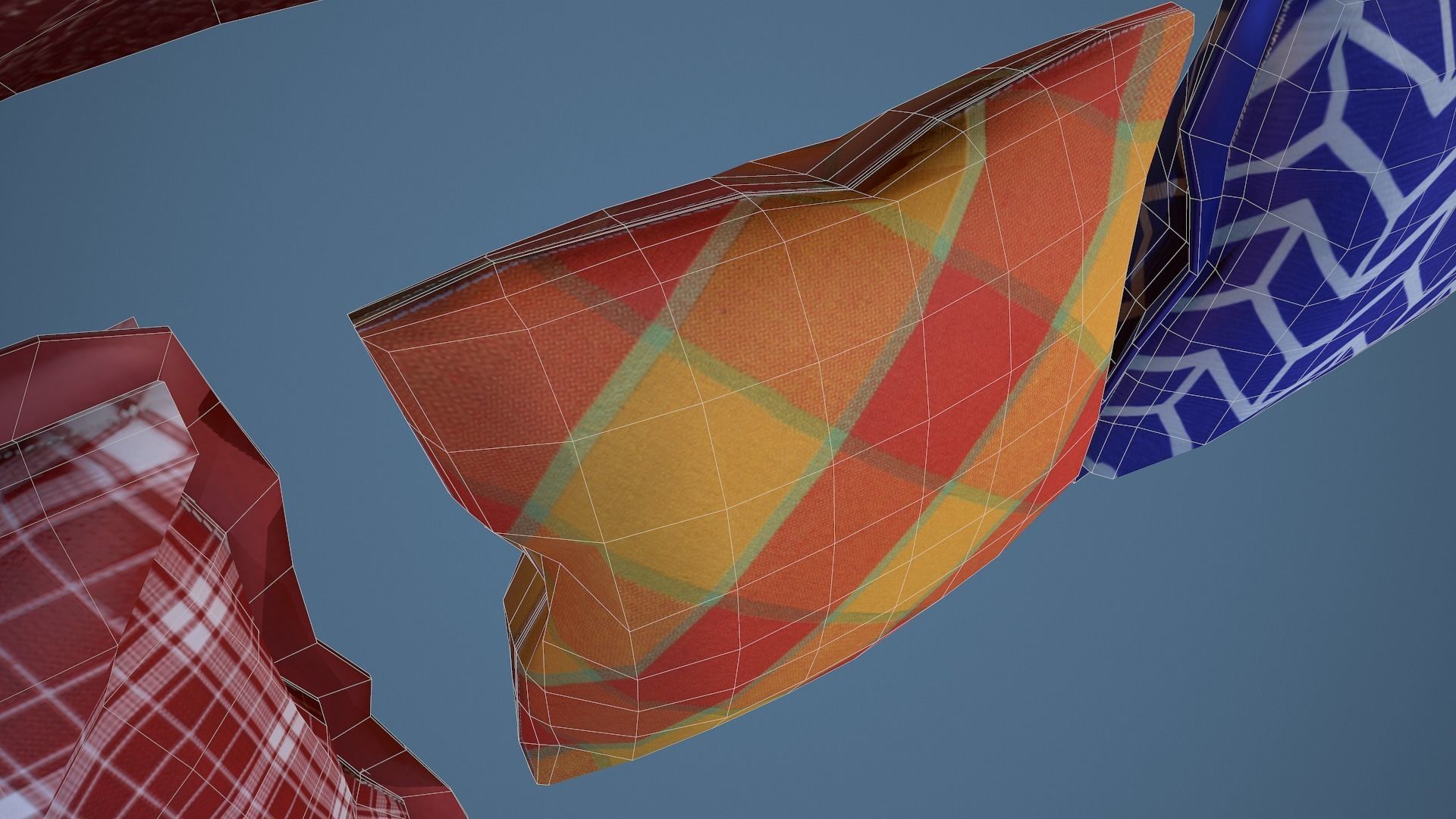 35 Game Ready Cushions Low-poly 3D model_16