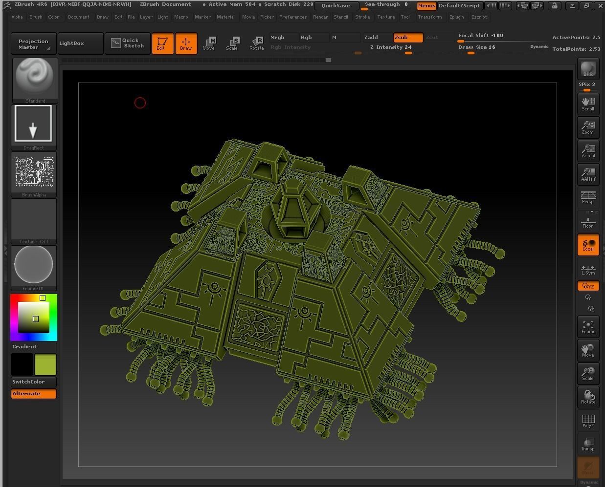 EPIC - ARMAGEDDON SET 14- XenoCyborg FORCE set 7 3D print model_10