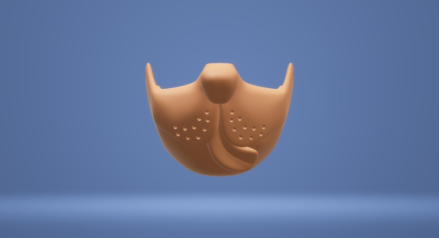 DOG MASK with filter 3D print model_5