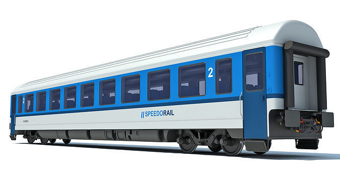 Passenger Car V12 3D model