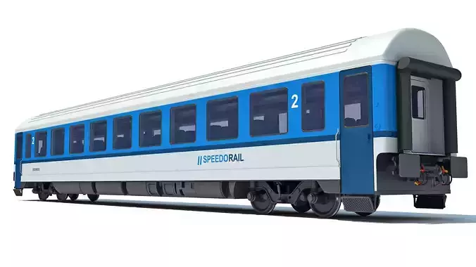 Passenger Car V12 3D model