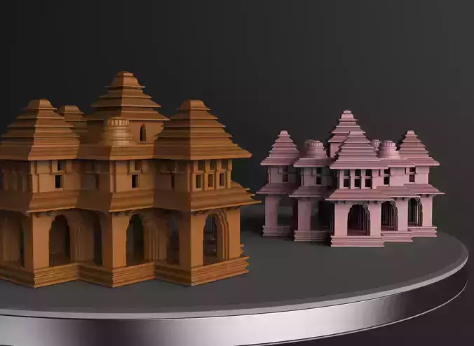 Lotus Mahal Replica 3D print model