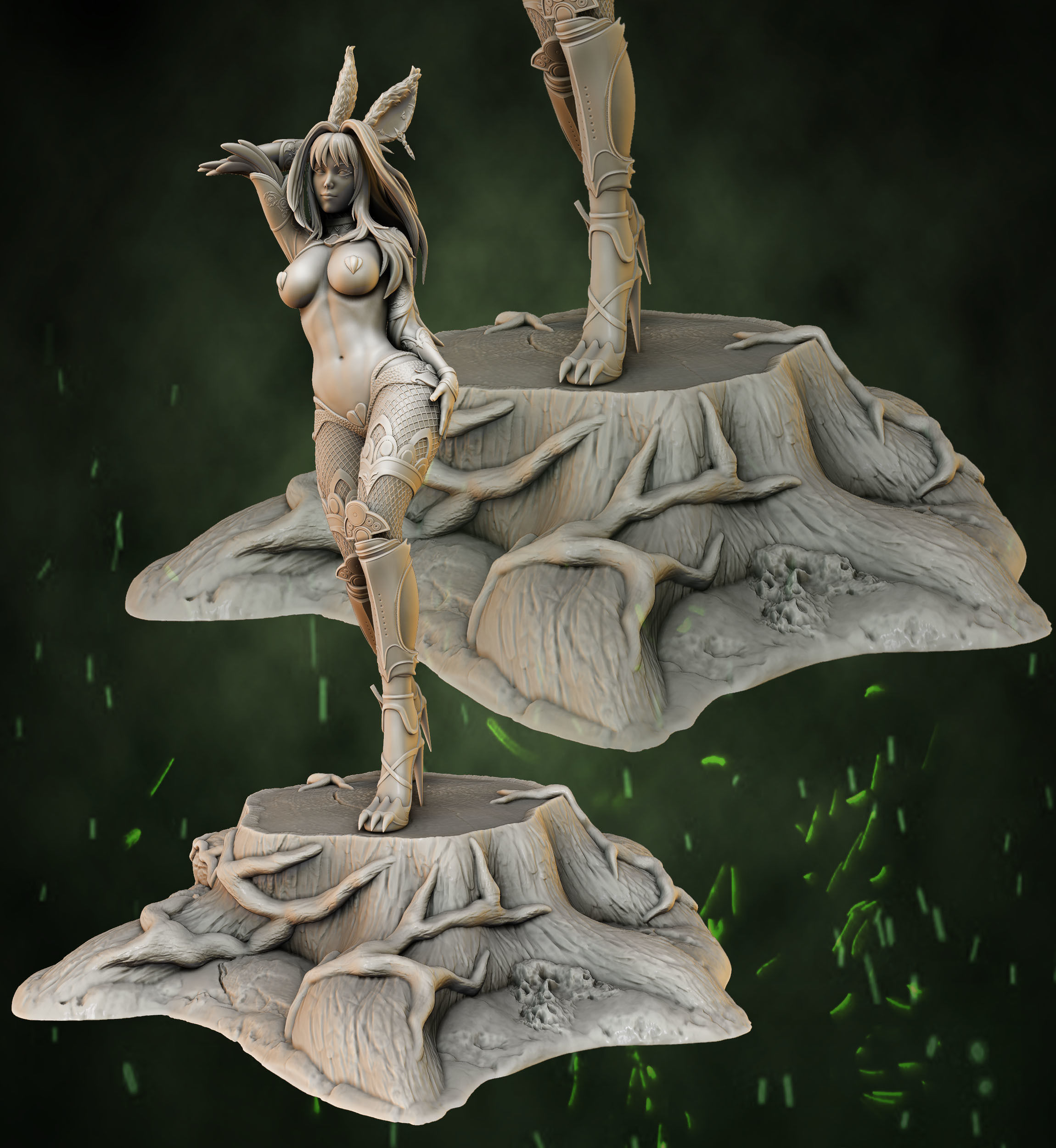 Viera Rabbit - Final Fantasy 3D print model_6