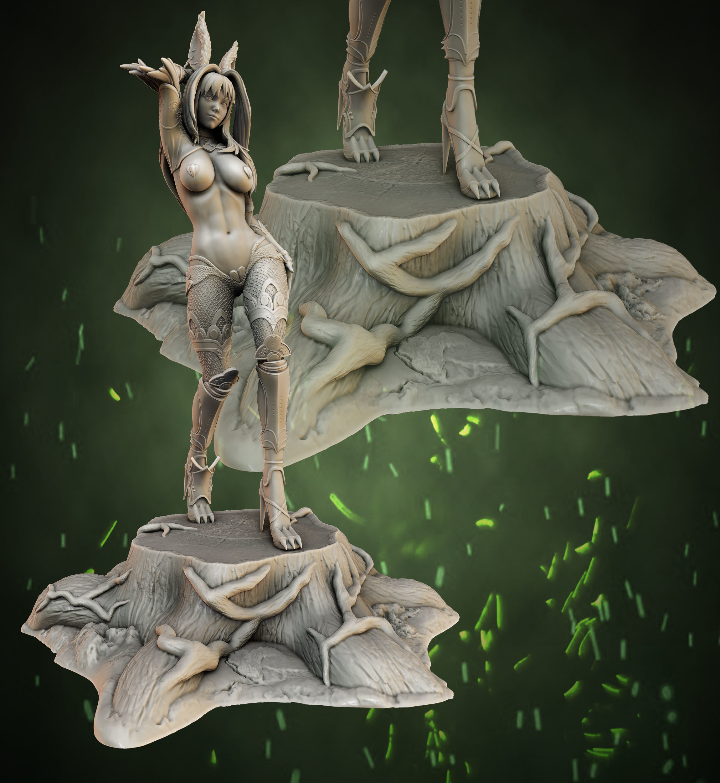 Viera Rabbit - Final Fantasy 3D print model_4