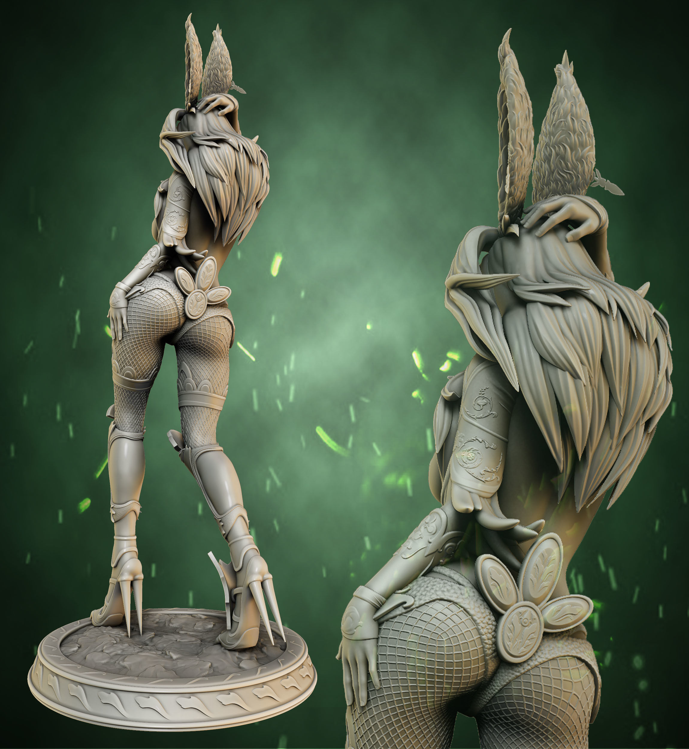 Viera Rabbit - Final Fantasy 3D print model_2