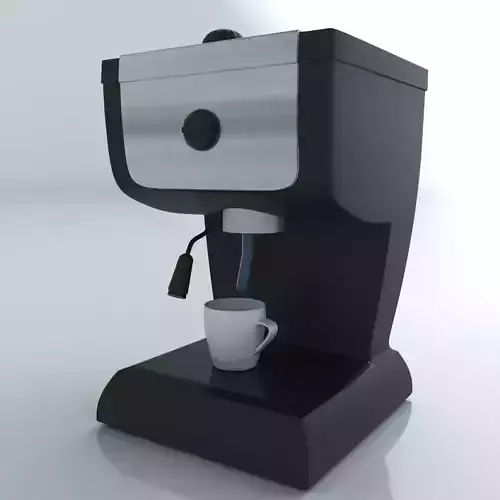 Simple Espresso Machine or Coffee Maker 3D model