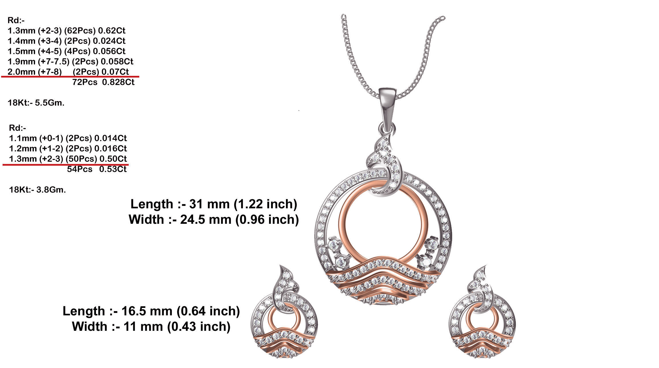 Pendant set-1067 3D print model_19