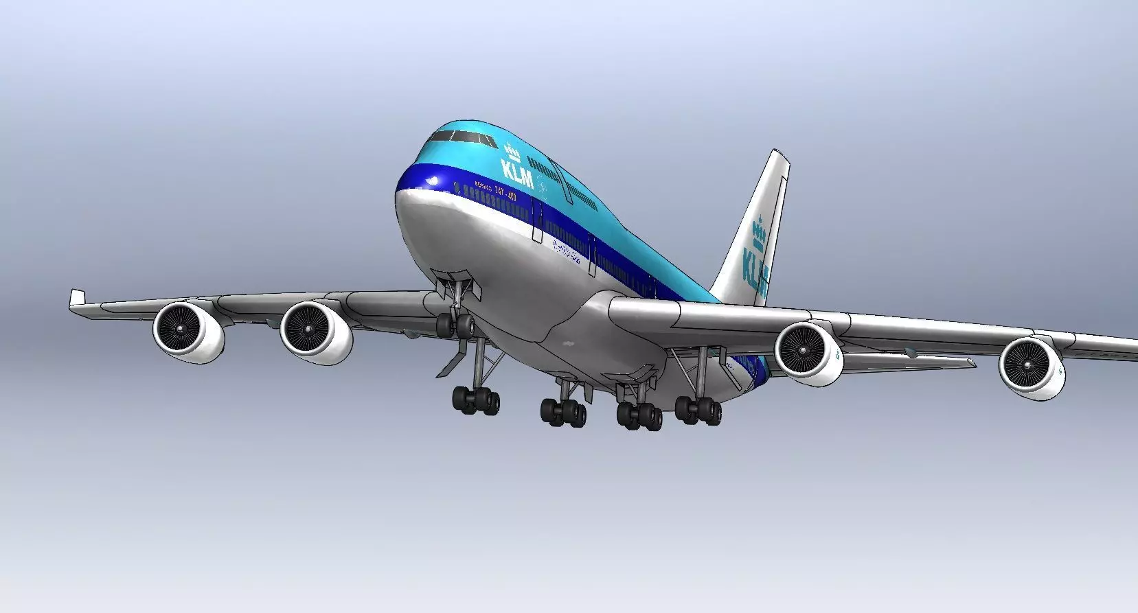 Boeing 747 3D model_0