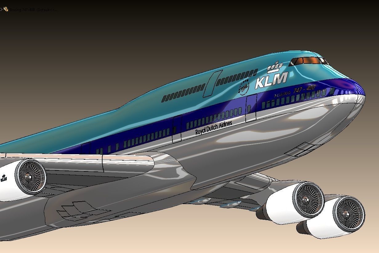 Boeing 747 3D model_8