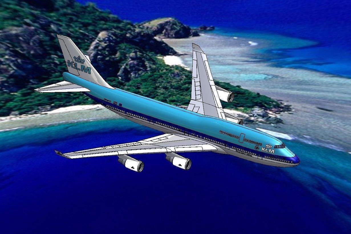 Boeing 747 3D model_6
