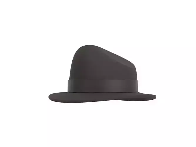 Gangster Hat 3D model