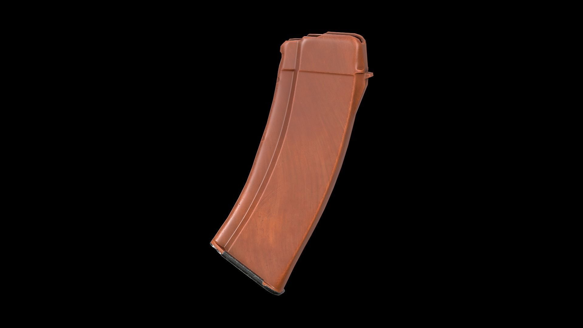 AK - Magazine - AK74 Bakelite Std Low-poly 3D model_2
