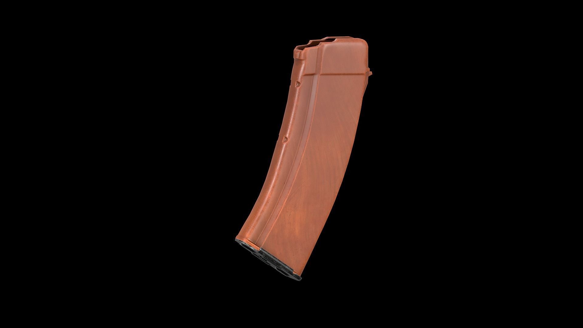 AK - Magazine - AK74 Bakelite Std Low-poly 3D model_5