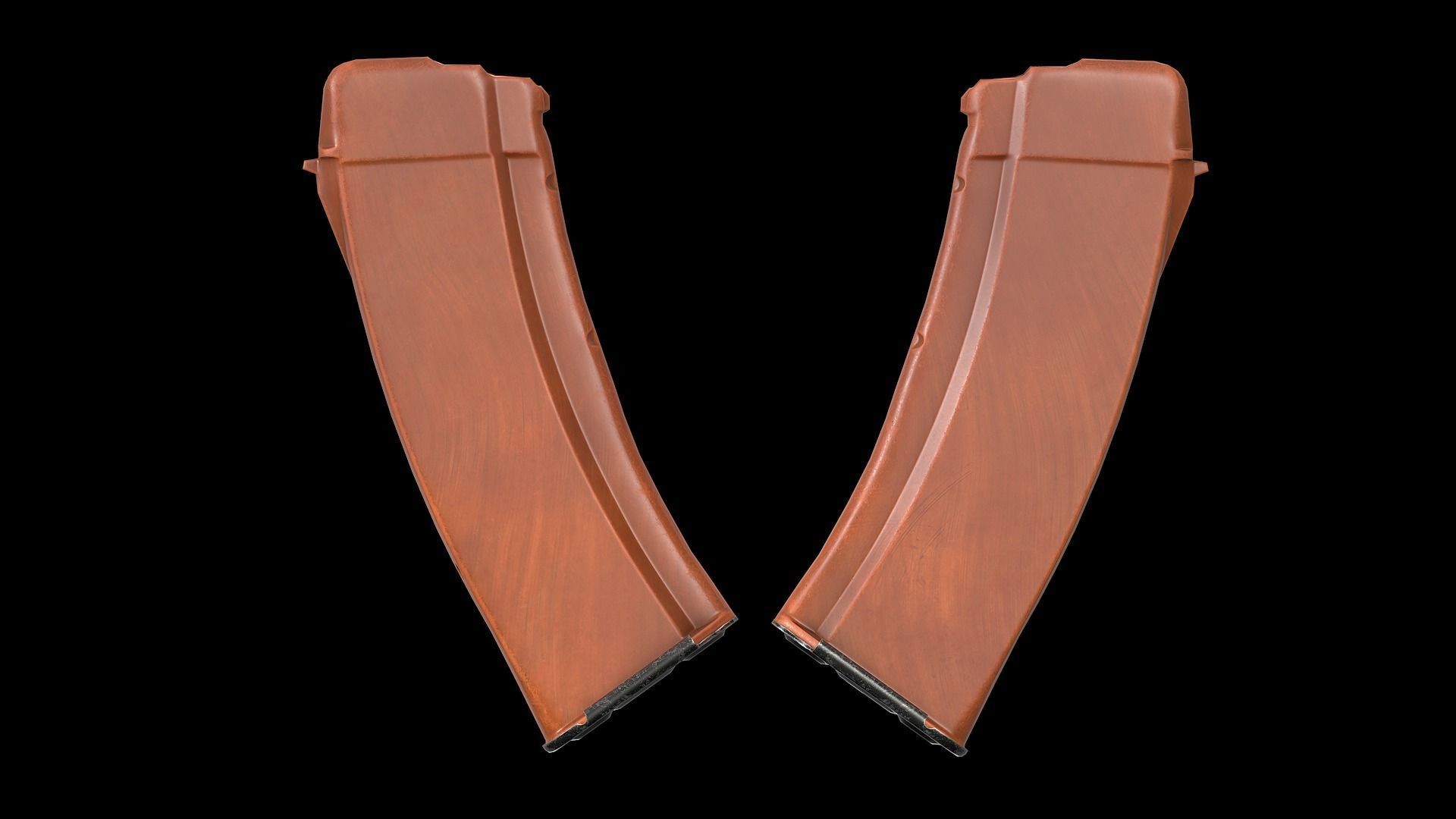 AK - Magazine - AK74 Bakelite Std Low-poly 3D model_10