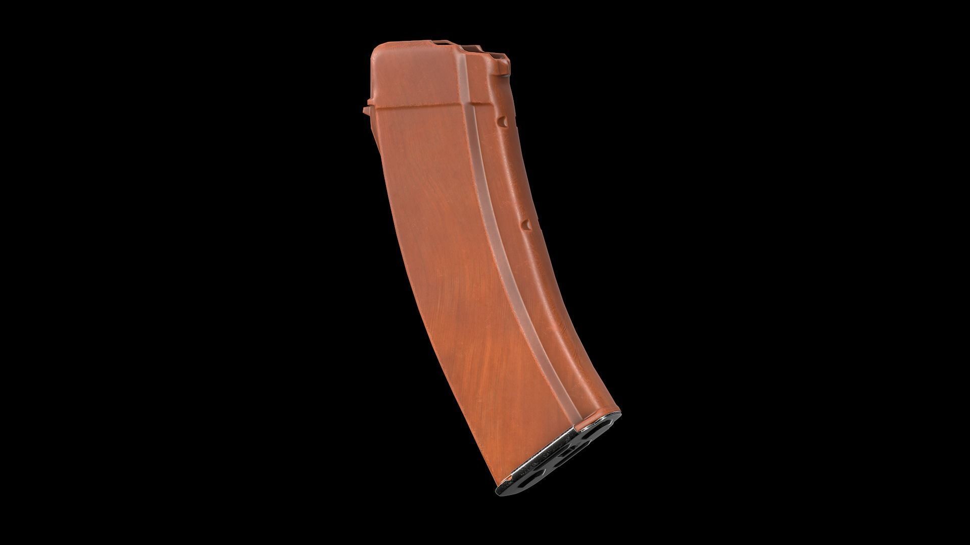 AK - Magazine - AK74 Bakelite Std Low-poly 3D model_6