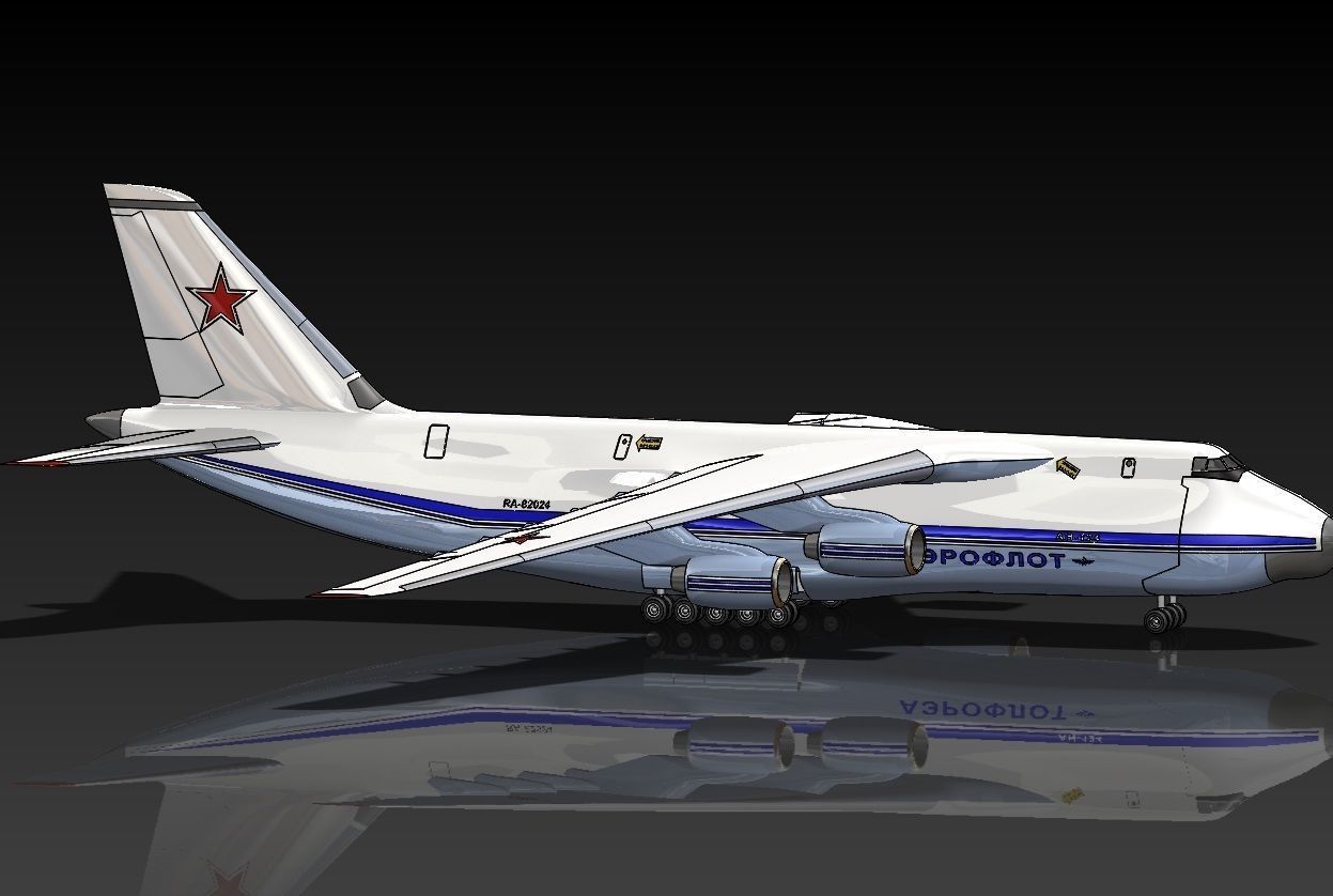 Antonov 124 3D model_5