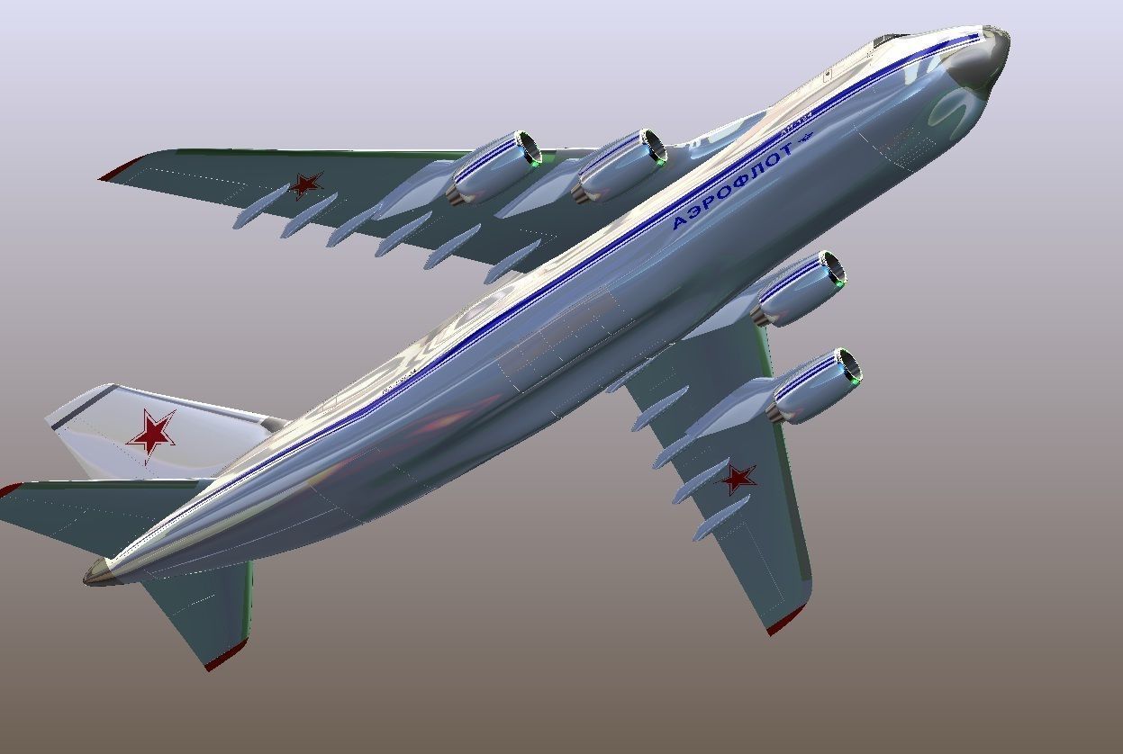 Antonov 124 3D model_9