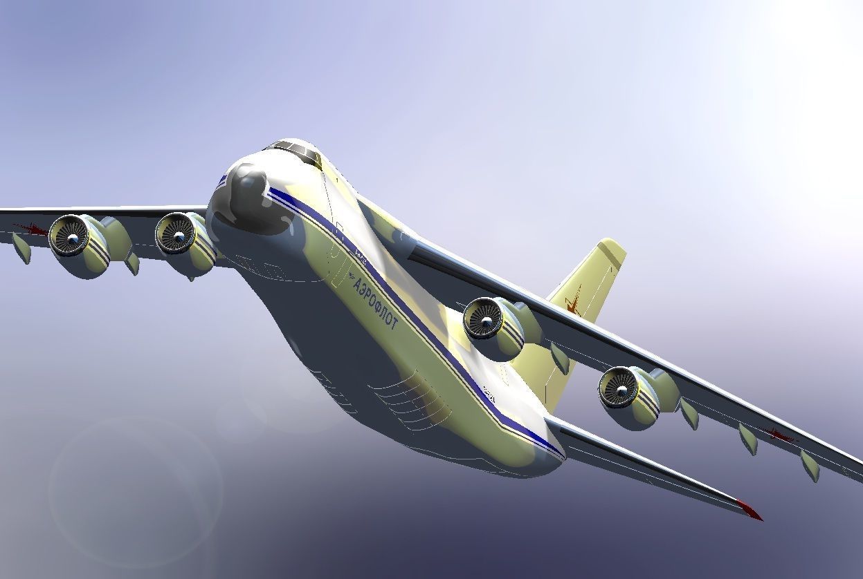 Antonov 124 3D model_11