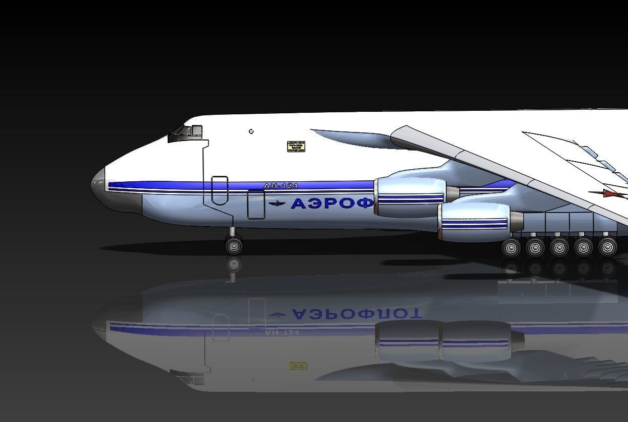 Antonov 124 3D model_7