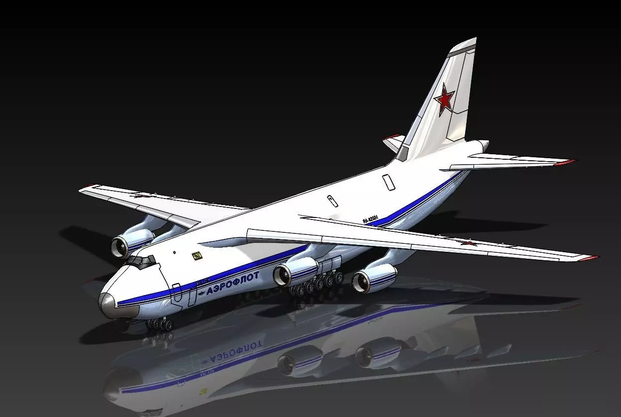 Antonov 124 3D model_0