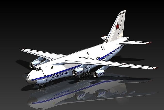 Antonov 124 3D model