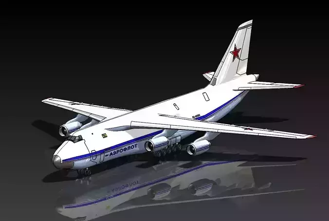 Antonov 124 3D model