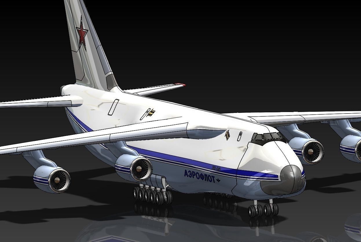 Antonov 124 3D model_6
