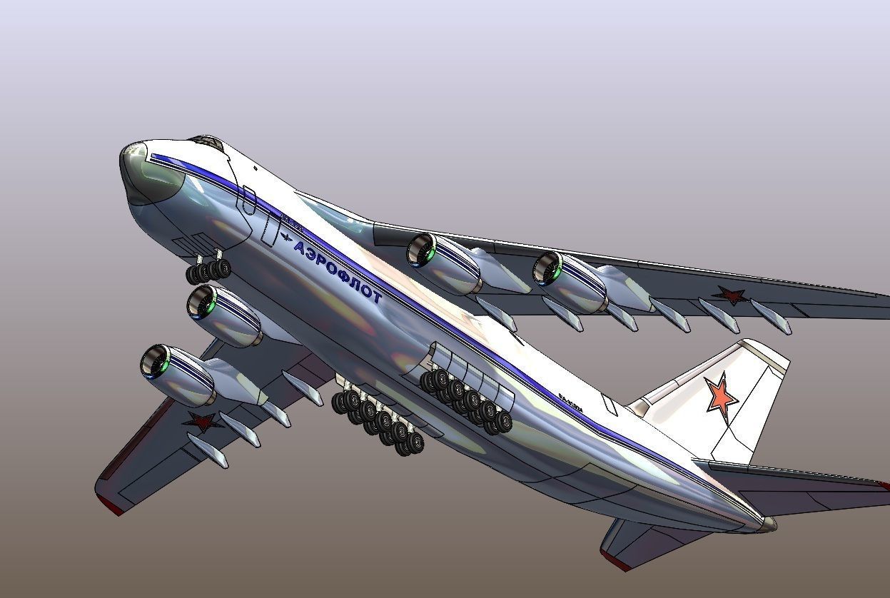 Antonov 124 3D model_8