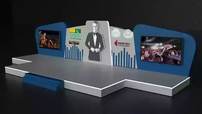 stage design 3D model