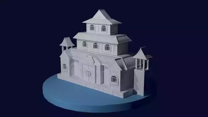 One piece marine ford  castle 3d printable model