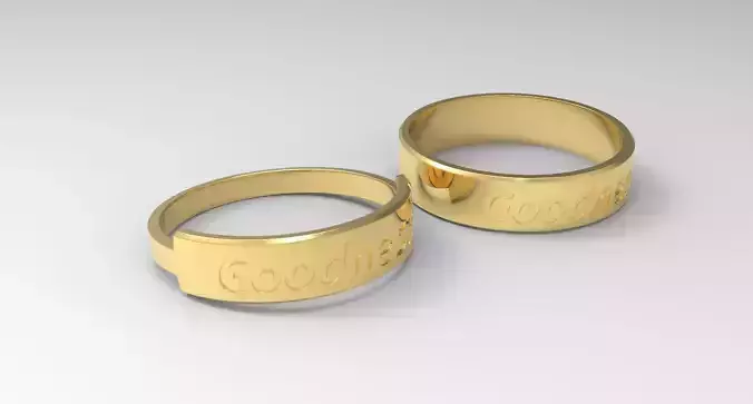 Goodness Couple Ring Gold