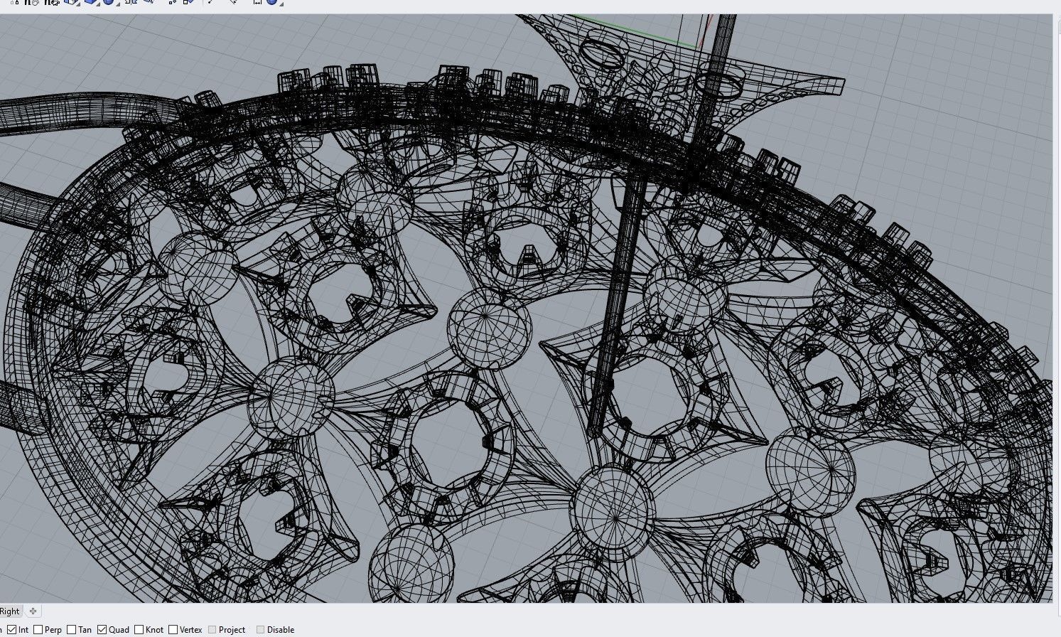 Unique Ring made with the Rhinoceros with a love for women 3D print model_31